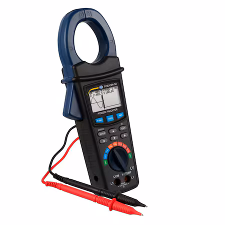 Analizador de potencia de pinza digital 10-600V A