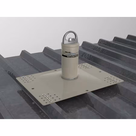 Anclaje para techo de aluminio 22 in 310 lb A