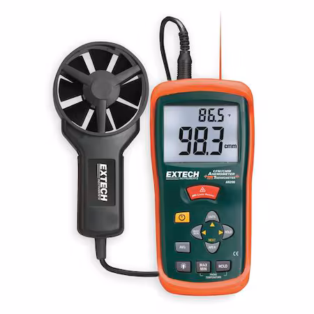 Anemómetro con temperatura IR EXTECH A