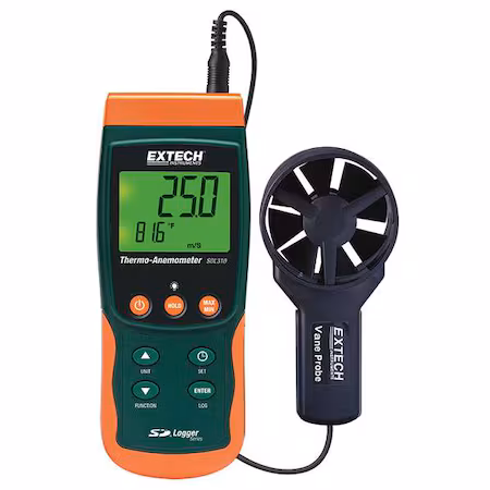 Anemómetro de Registro de Datos EXTECH B