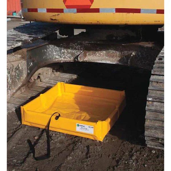 Bandeja para derrames amarilla rectangular 59 gal A