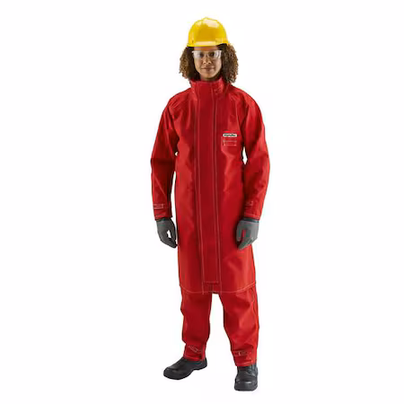 Bata de Laboratorio Roja XL Ansell A