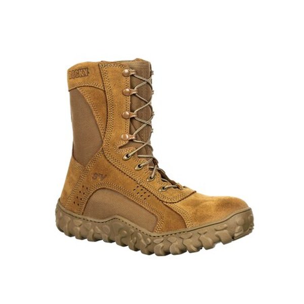Bota militar táctica hombre marrón coyote A
