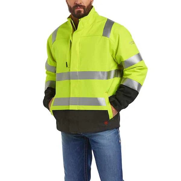 Chaqueta impermeable alta visibilidad FR XL A