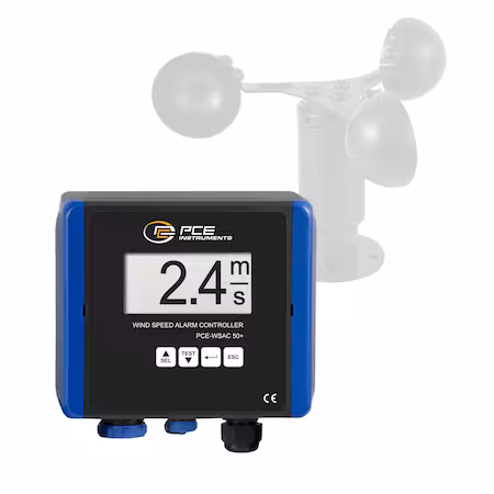 Controlador de Alarma de Velocidad del Viento PCE C