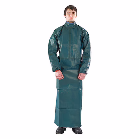 Delantal Laminado Químico M4000 Verde XL A
