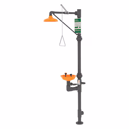 Ducha con lavaojos naranja Guardian Equipment A