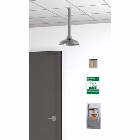 Ducha de emergencia empotrada 20 gpm A