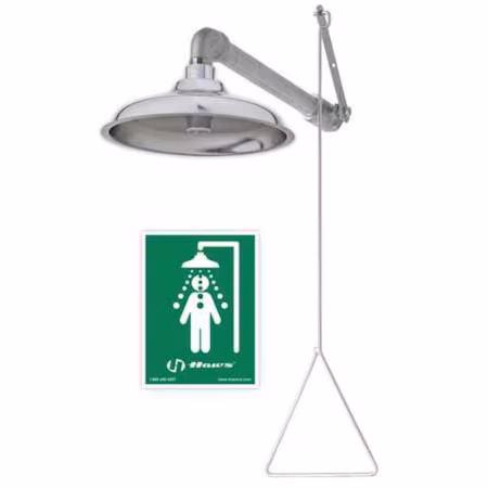 Ducha de emergencia horizontal 20 gpm HAWS A