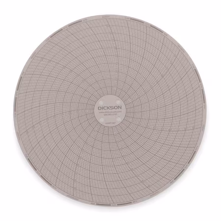 Gráfico circular DICKSON 6 pulgadas 0-100 F A