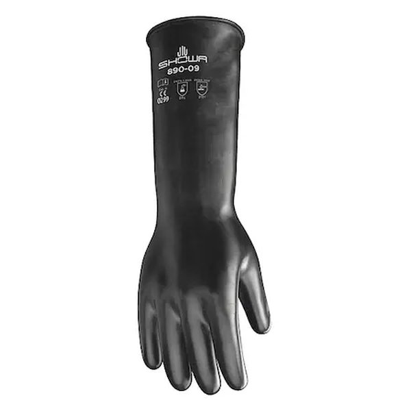 Guantes químicos SHOWA butilo Viton negros A