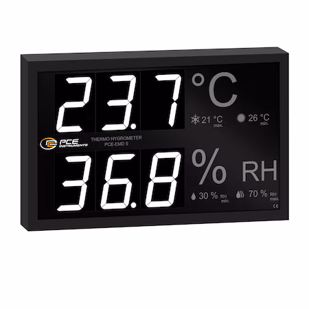 Indicador de temperatura y humedad PCE INSTRUMENTS A