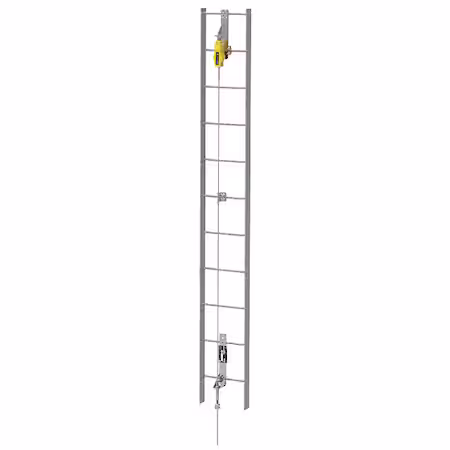 Kits de línea de vida de escalera vertical 40 pies A