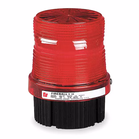 Luz de advertencia estroboscópica roja 120V A