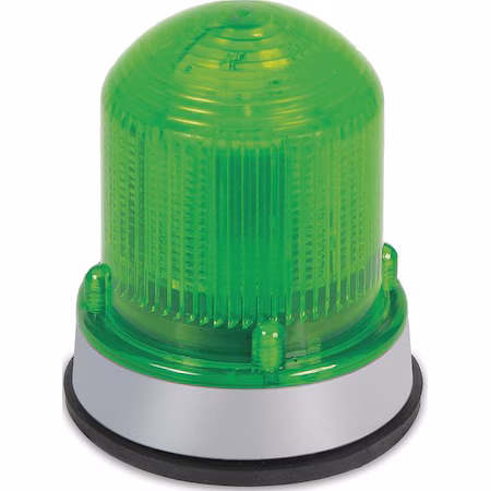 Luz de advertencia LED verde 24V CC A