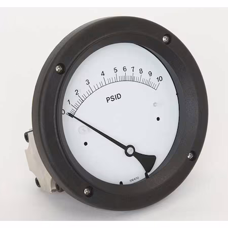 Manómetro 0 a 10 psi Midwest Instrument D