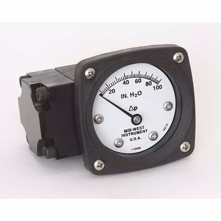 Manómetro 0 a 100 In H2O - Midwest Instrument A