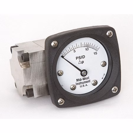 Manómetro 0 a 15 psi Midwest Instrument G