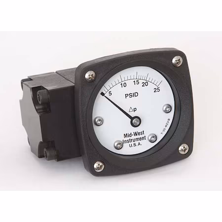 Manómetro 0 a 25 psi - Midwest Instrument A