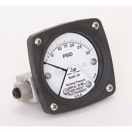 Manómetro 0 a 30 psi Midwest Instrument A