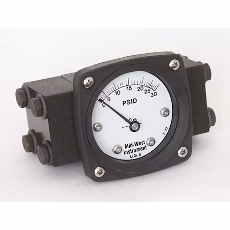 Manómetro 0 a 30 psi Midwest Instrument G