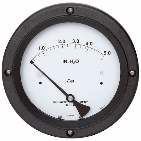 Manómetro 0 a 5 pulgadas H2O - MIDWEST INSTRUMENT A
