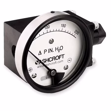 Manómetro ASHCROFT 0 a 200 In H2O A