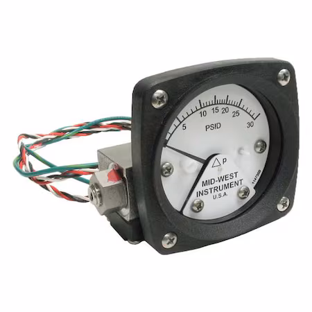Manómetro e interruptor de presión diferencial N