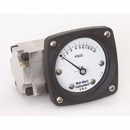 Manómetro MIDWEST INSTRUMENT 0 a 10 psi B