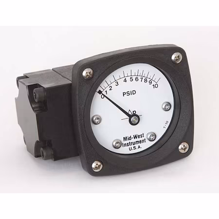 Manómetro MIDWEST INSTRUMENT 0 a 10 psi C