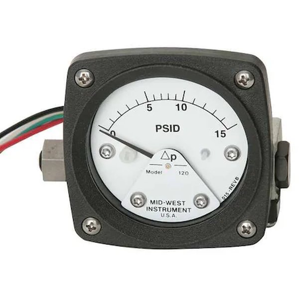 Manómetro MIDWEST INSTRUMENT 0 a 10 psi E