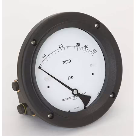 Manómetro MIDWEST INSTRUMENT 0 a 50 psi G