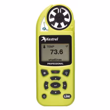 Medidor Ambiental Kestrel WiFi de Alta Visibilidad A
