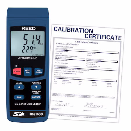 Medidor de calidad del aire R9910SD-NIST A