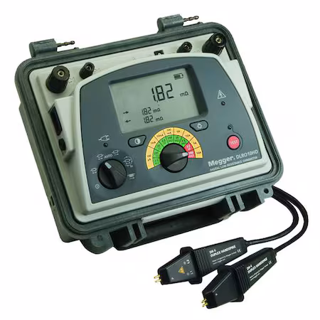 Medidor de microohmios 0-2500 ohmios Megger A
