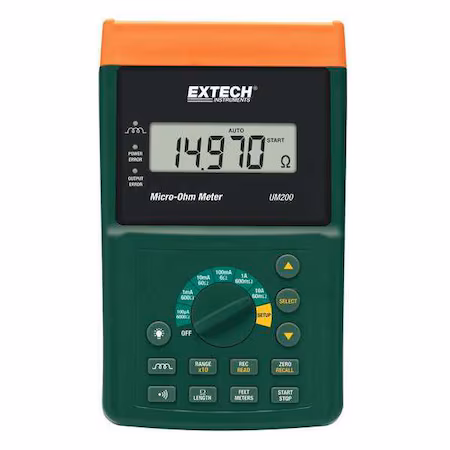 Medidor de microohmios Extech 60mΩ-6000Ω A