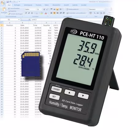 Medidor de temperatura ambiental PCE INSTRUMENTS A