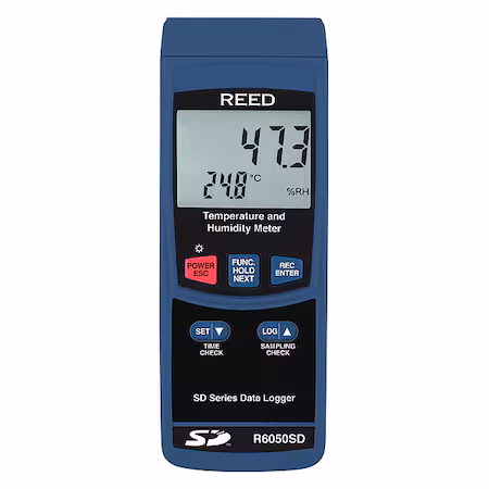 Medidor de temperatura y humedad LCD A