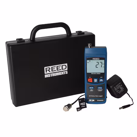 Medidor de vibración REED con tarjeta SD A