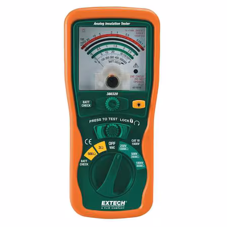 Megóhmetro 1000 VCC Extech A