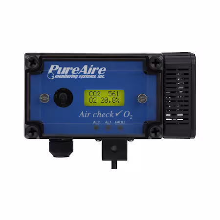Monitor dual de O2CO2 PureAire A