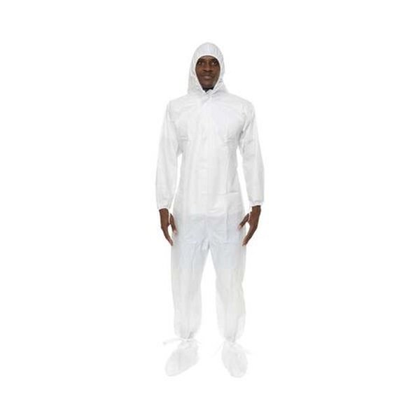 Mono desechable con capucha XL blanco A