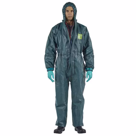 Overol resistente a químicos 2XL verde A