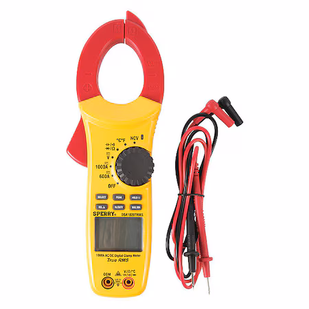 Pinza amperimétrica de verdadero valor eficaz A