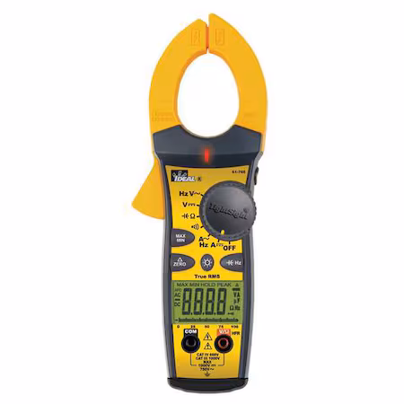 Pinza amperimétrica LCD 1000 A Ideal A