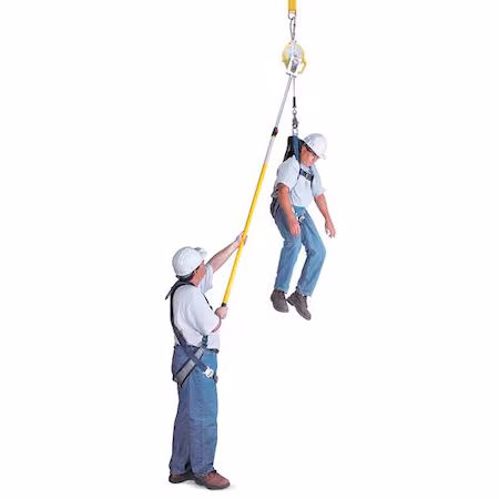 Poste de rescate de acero para sistemas de rescate A