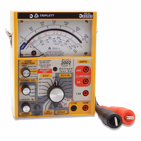 Probador de Ferrocarril Analógico 600V 30A A