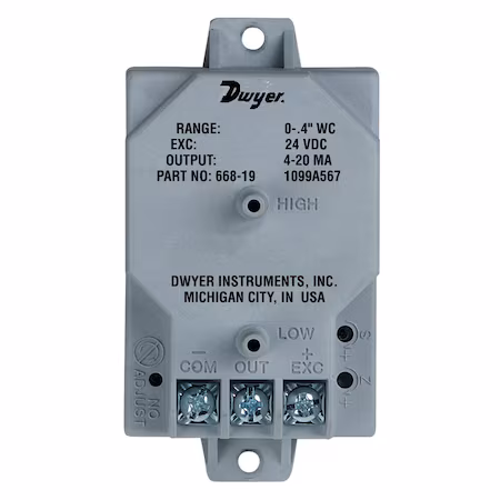 Rango 0-1 w.c. Dwyer Instruments A