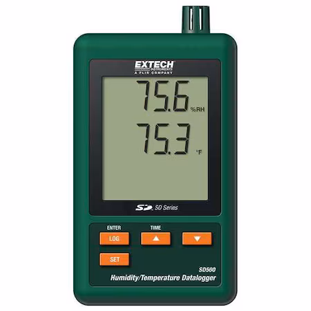 Registrador de datos de humedadtemperatura EXTECH A