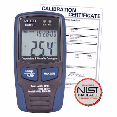 Registrador de temperatura y humedad REED A